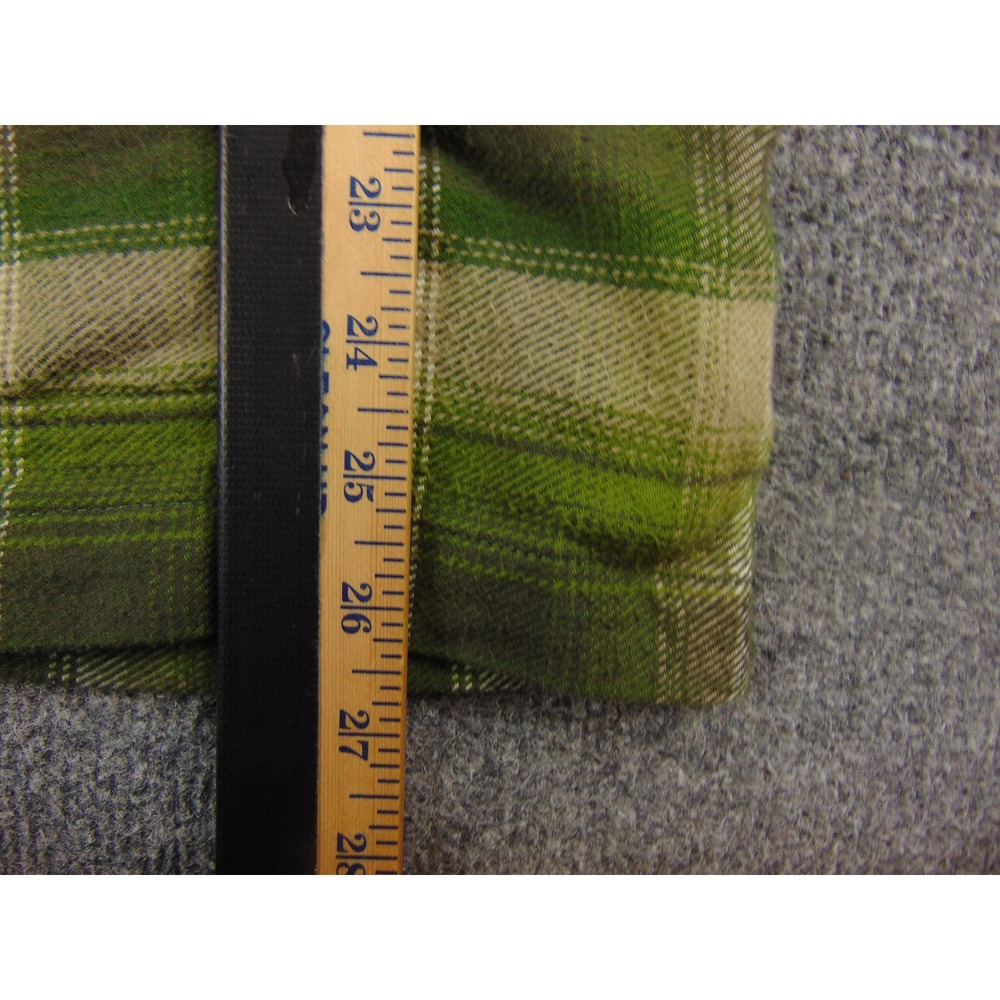 Marmot Hoodie Mens XL Pullover Green Plaid Gorpcore Outdoor Flannel Shirt - Picture 6 of 9